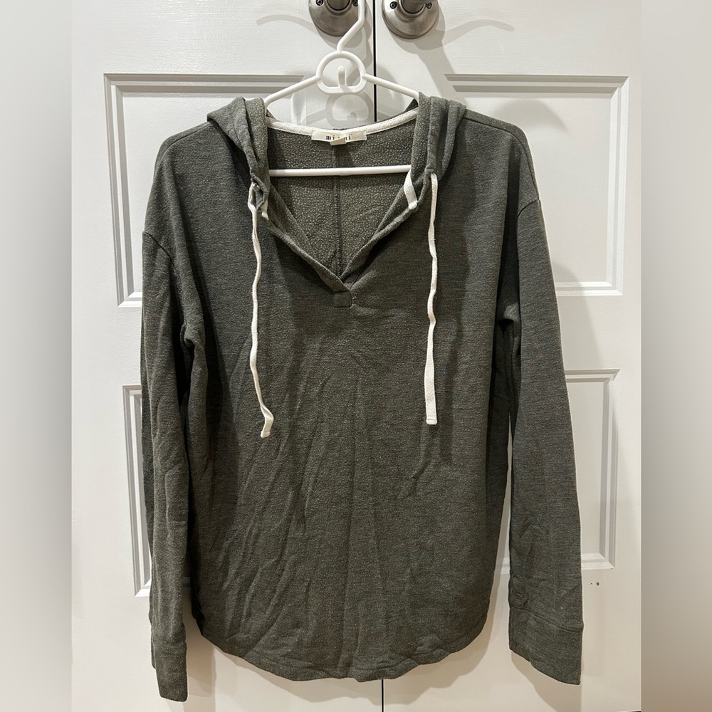 Olive Green Light sweater/ sweatshirt